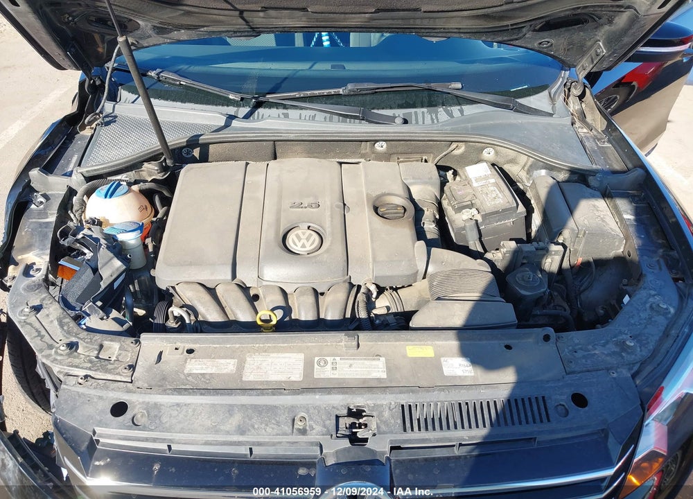 2013 VOLKSWAGEN PASSAT 2.5L S VIN: 1VWAP7A39DC149638