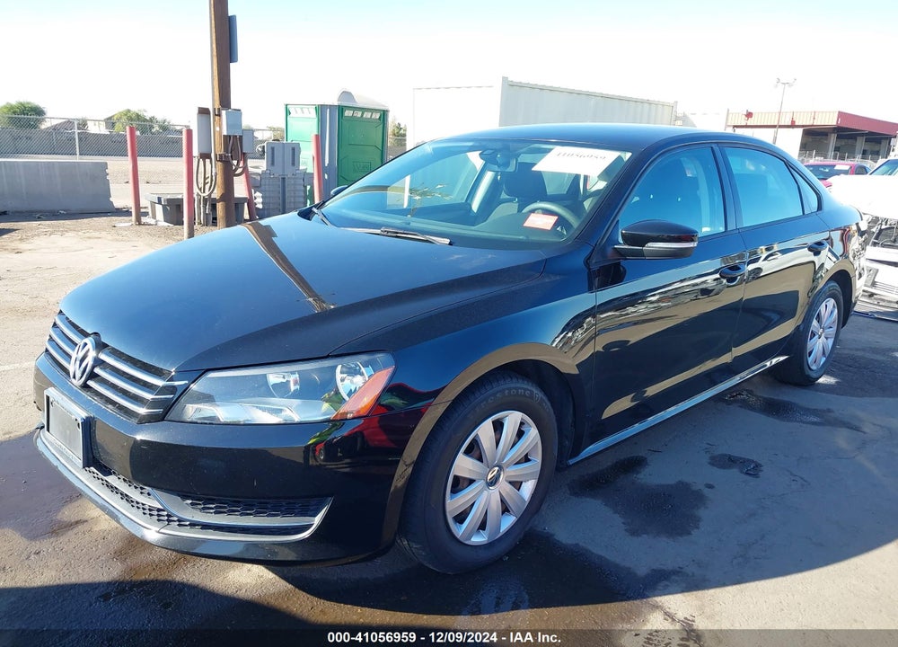 2013 VOLKSWAGEN PASSAT 2.5L S VIN: 1VWAP7A39DC149638