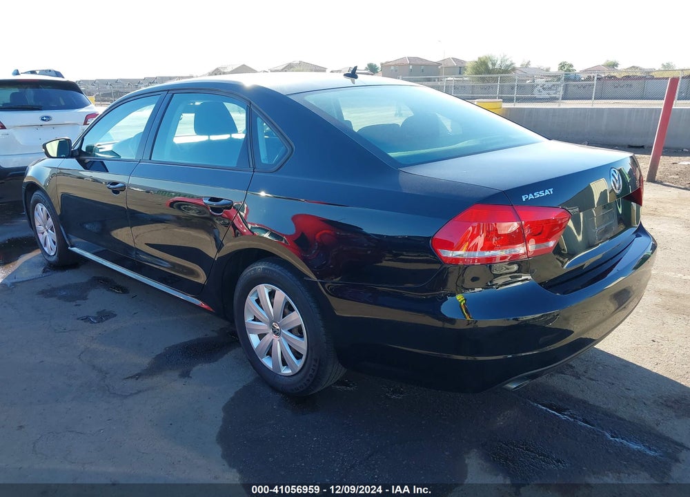 2013 VOLKSWAGEN PASSAT 2.5L S VIN: 1VWAP7A39DC149638