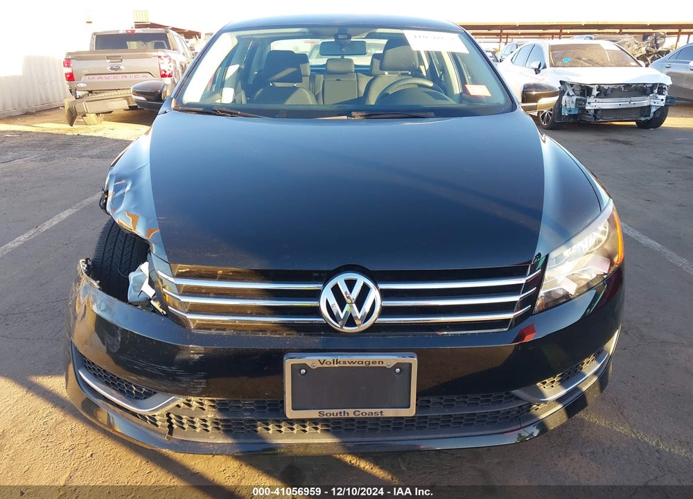 2013 VOLKSWAGEN PASSAT 2.5L S VIN: 1VWAP7A39DC149638