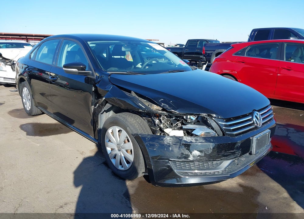 2013 VOLKSWAGEN PASSAT 2.5L S VIN: 1VWAP7A39DC149638