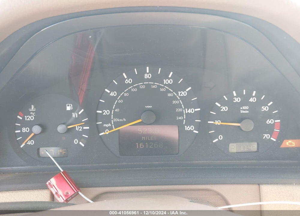 2001 MERCEDES-BENZ E 430 VIN: WDBJF70J81B234346