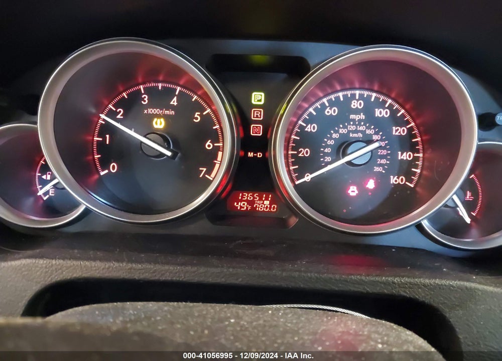 2012 MAZDA 6 I TOURING VIN: 1YVHZ8DH7C5M25191