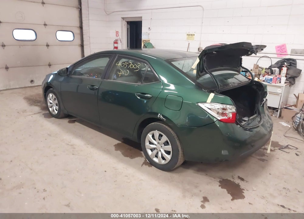 2015 TOYOTA COROLLA VIN: 2T1BURHE1FC250296