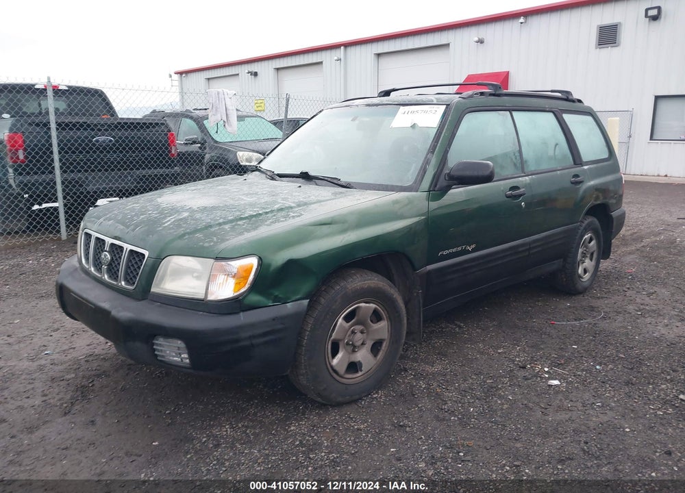 2002 SUBARU FORESTER L VIN: JF1SF63572H718592