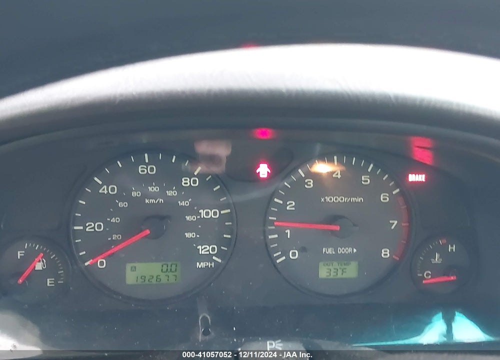 2002 SUBARU FORESTER L VIN: JF1SF63572H718592