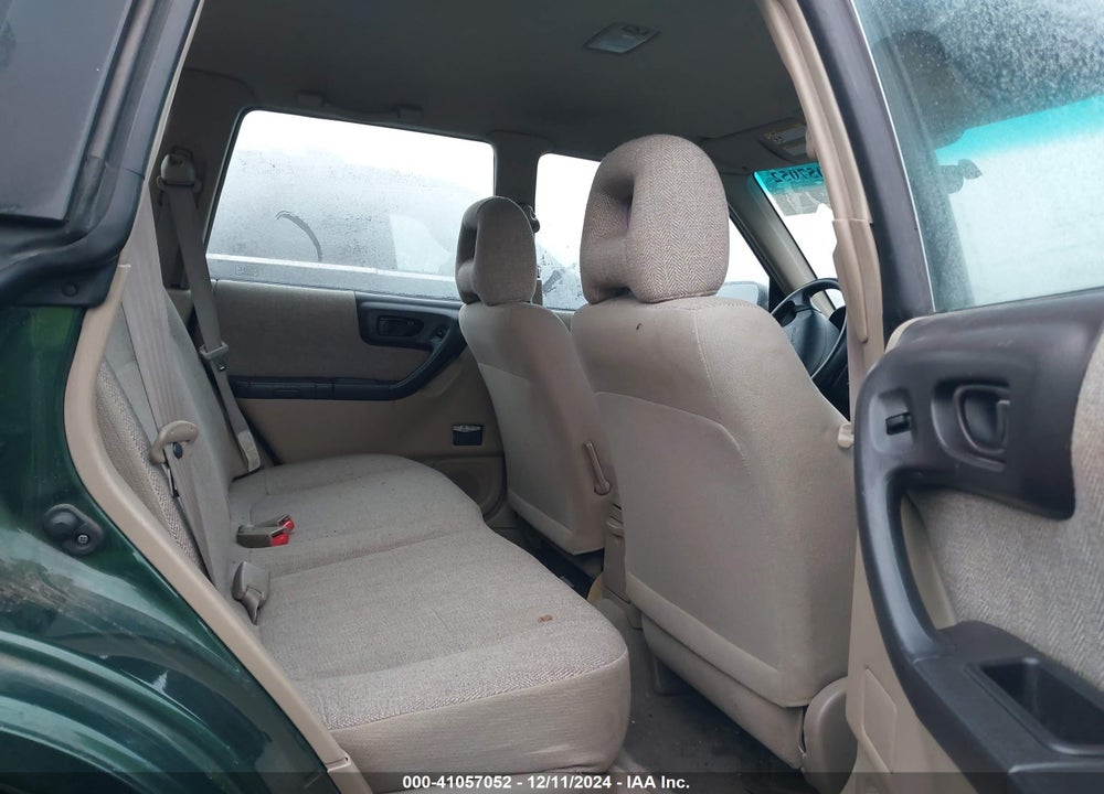 2002 SUBARU FORESTER L VIN: JF1SF63572H718592