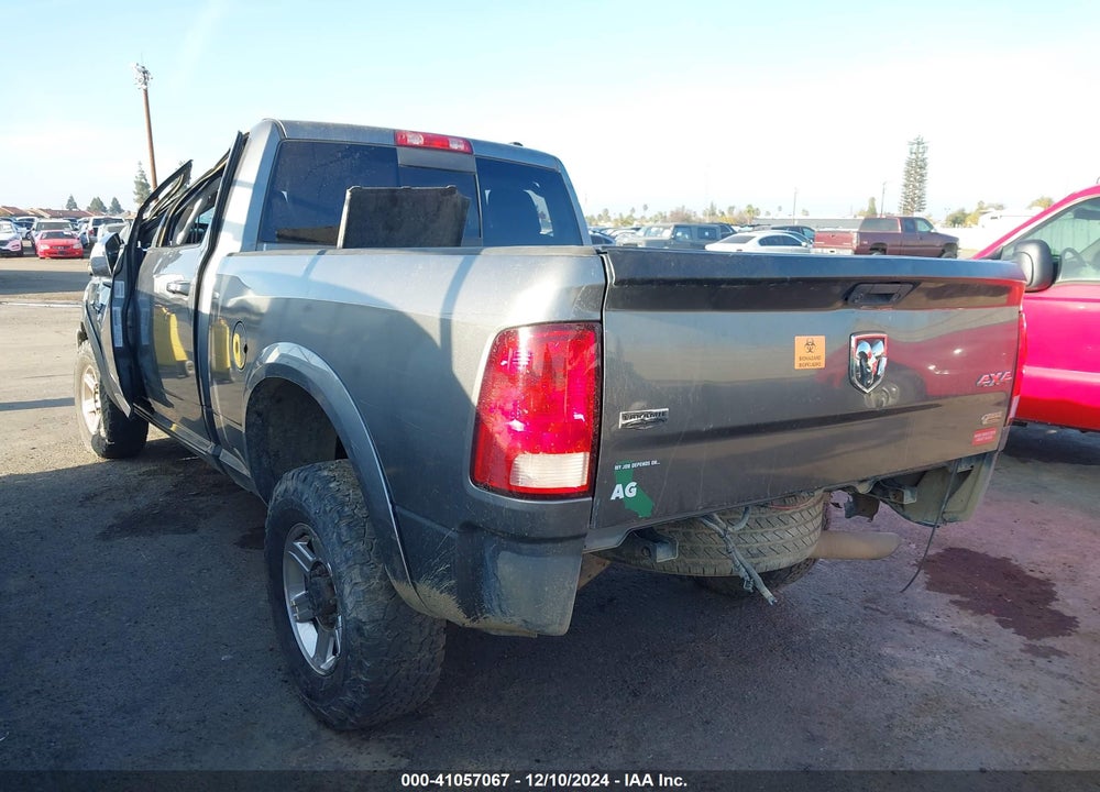 2012 RAM 2500 LAIE VIN: 3C6UD5FL1CG139209