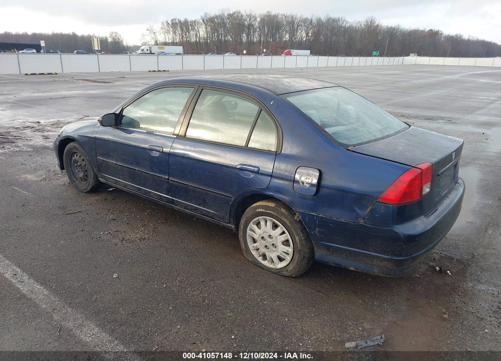2004 HONDA CIVIC LX VIN: 1HGES16564L014600