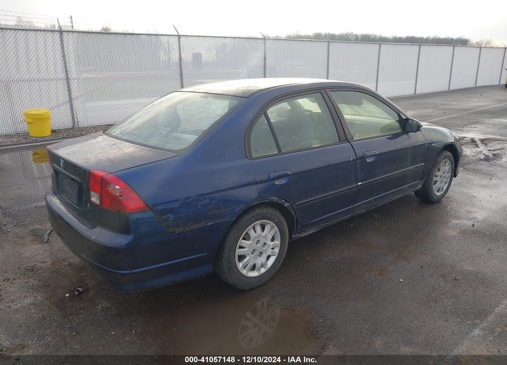 2004 HONDA CIVIC LX VIN: 1HGES16564L014600