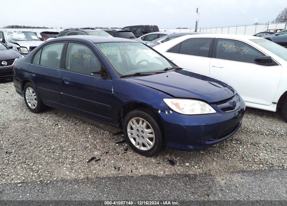 2004 HONDA CIVIC LX VIN: 1HGES16564L014600