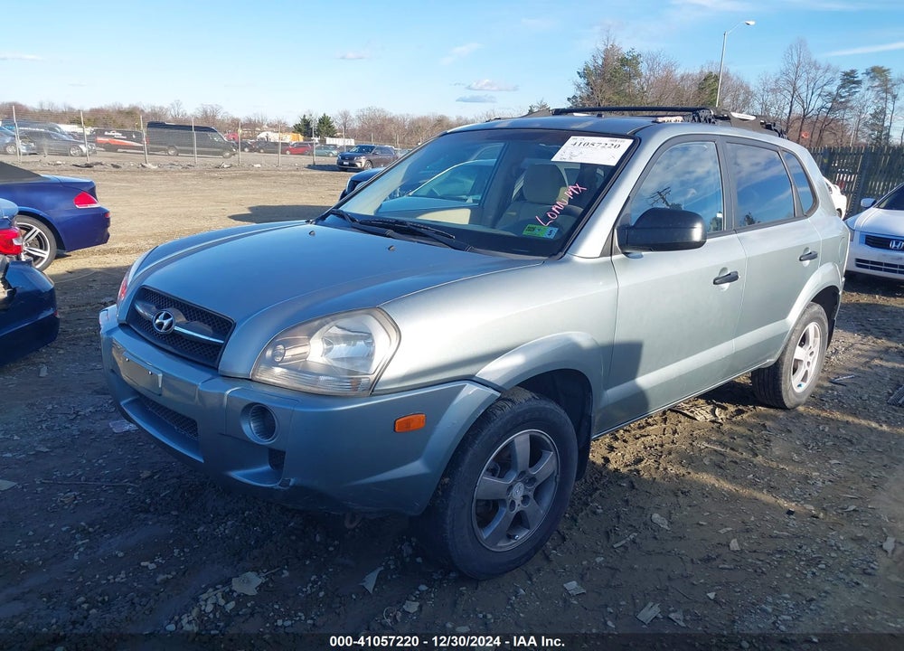 2006 HYUNDAI TUCSON GL VIN: KM8JM12B86U448495