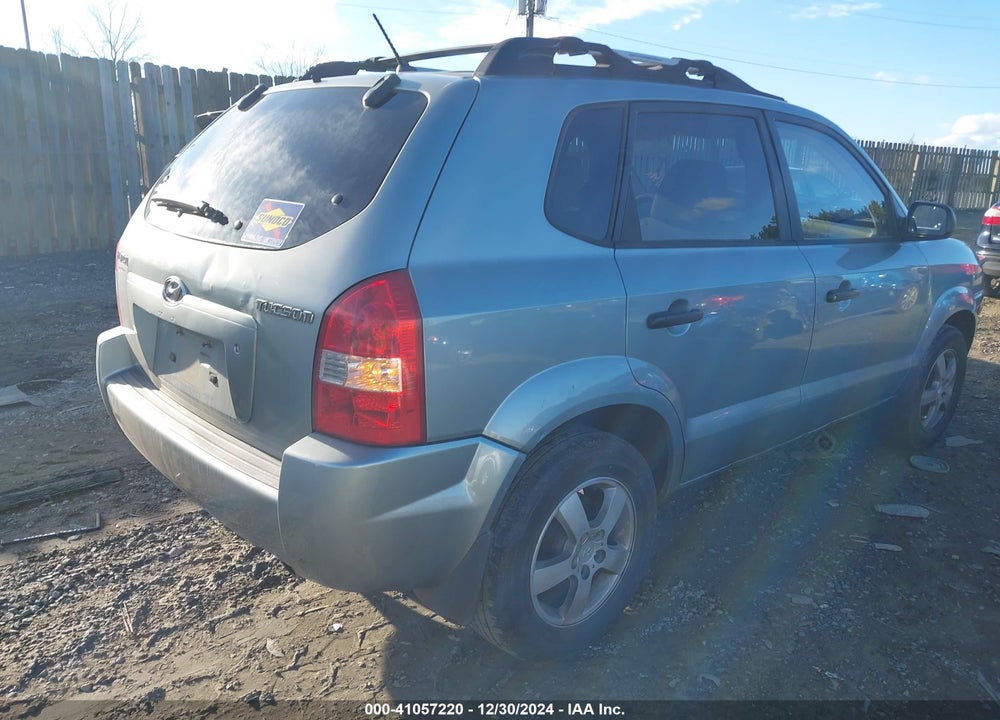 2006 HYUNDAI TUCSON GL VIN: KM8JM12B86U448495