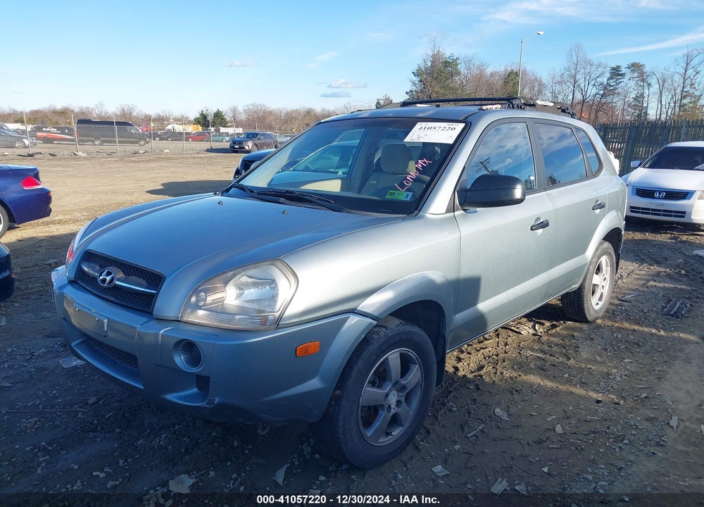 2006 HYUNDAI TUCSON GL VIN: KM8JM12B86U448495