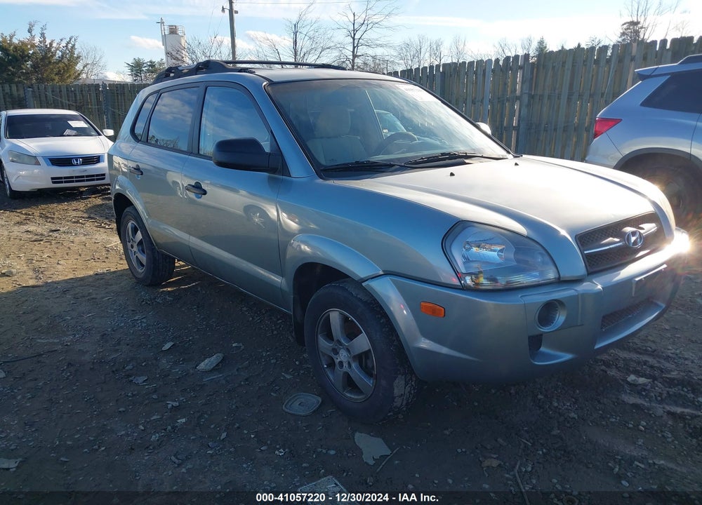 2006 HYUNDAI TUCSON GL VIN: KM8JM12B86U448495