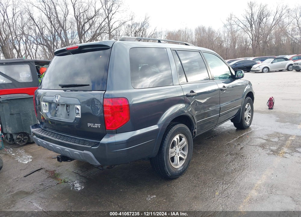 2004 HONDA PILOT EX VIN: 2HKYF18424H602700