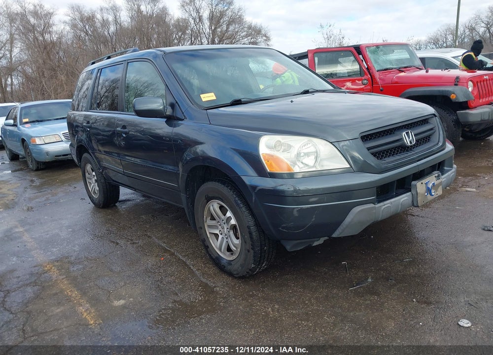 2004 HONDA PILOT EX VIN: 2HKYF18424H602700