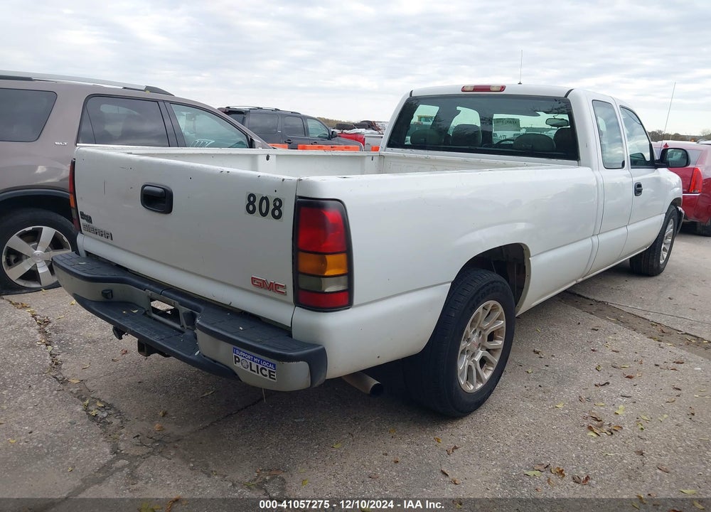 2004 GMC SIERRA 1500 WORK TRUCK VIN: 1GTEC19V44E378624