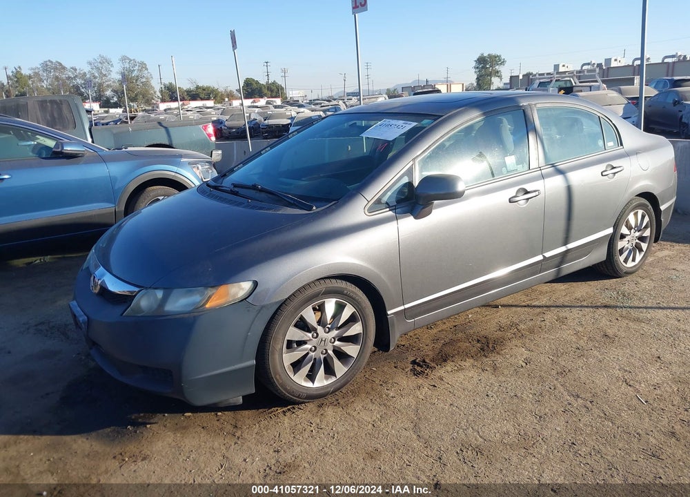 2009 HONDA CIVIC EX VIN: 2HGFA16869H311680