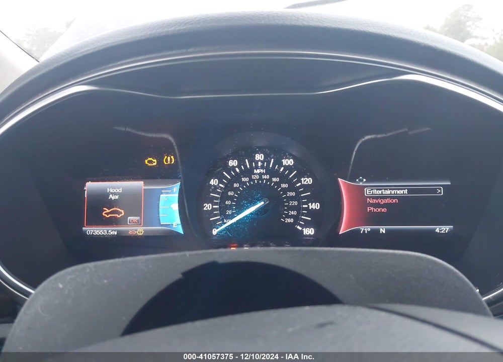 2017 FORD FUSION SE VIN: 3FA6P0H99HR244823