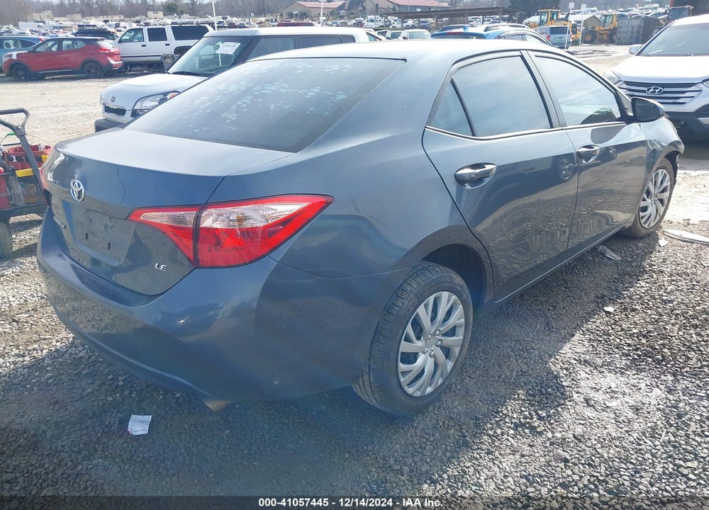 2018 TOYOTA COROLLA LE VIN: 2T1BURHE7JC073892