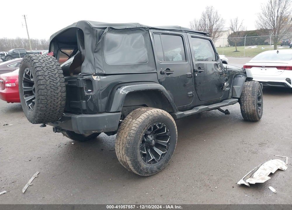 2017 JEEP WRANGLER UNLIMITED SAHARA VIN: 1C4HJWEG5HL681436
