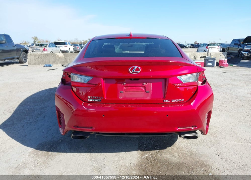2017 LEXUS RC 200T VIN: JTHHA5BC6H5006810
