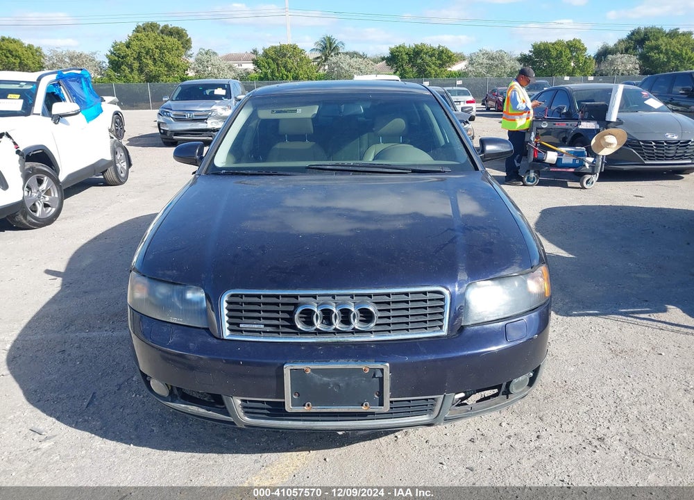 2002 AUDI A4 1.8T VIN: WAULC68EX2A293973