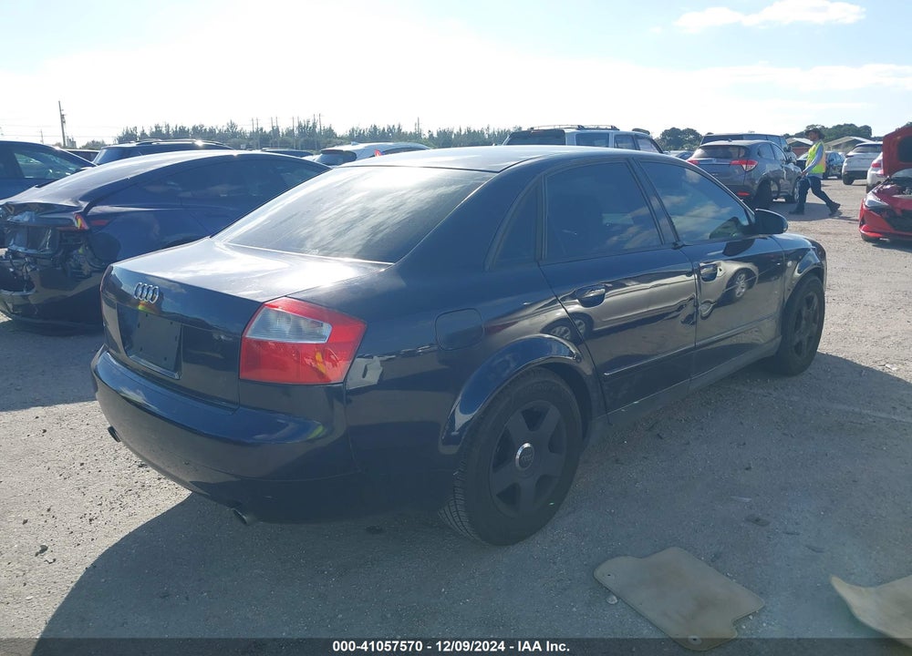 2002 AUDI A4 1.8T VIN: WAULC68EX2A293973