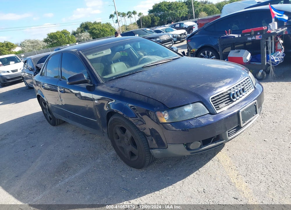 2002 AUDI A4 1.8T VIN: WAULC68EX2A293973