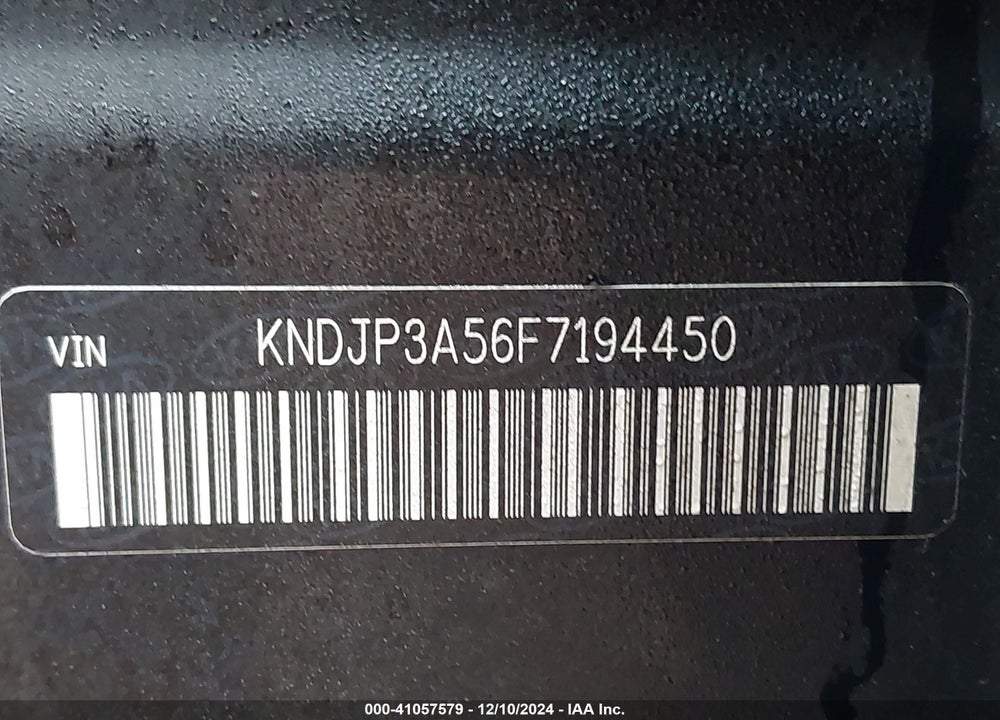 2015 KIA SOUL VIN: KNDJP3A56F7194450