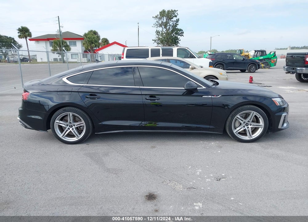 2022 AUDI A5 SPORTBACK PREMIUM PLUS 45 TFSI S LINE QUATTRO S TRONIC VIN: WAUFACF54NA018768