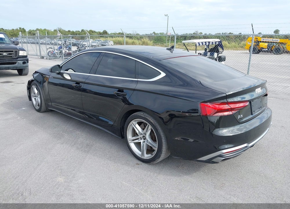 2022 AUDI A5 SPORTBACK PREMIUM PLUS 45 TFSI S LINE QUATTRO S TRONIC VIN: WAUFACF54NA018768