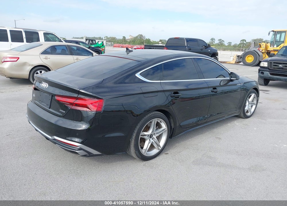 2022 AUDI A5 SPORTBACK PREMIUM PLUS 45 TFSI S LINE QUATTRO S TRONIC VIN: WAUFACF54NA018768