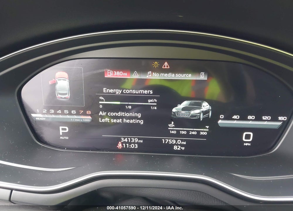 2022 AUDI A5 SPORTBACK PREMIUM PLUS 45 TFSI S LINE QUATTRO S TRONIC VIN: WAUFACF54NA018768