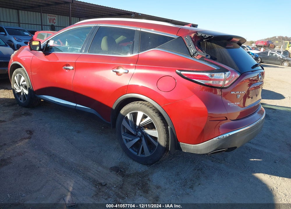 2015 NISSAN MURANO PLATINUM VIN: 5N1AZ2MH3FN279439