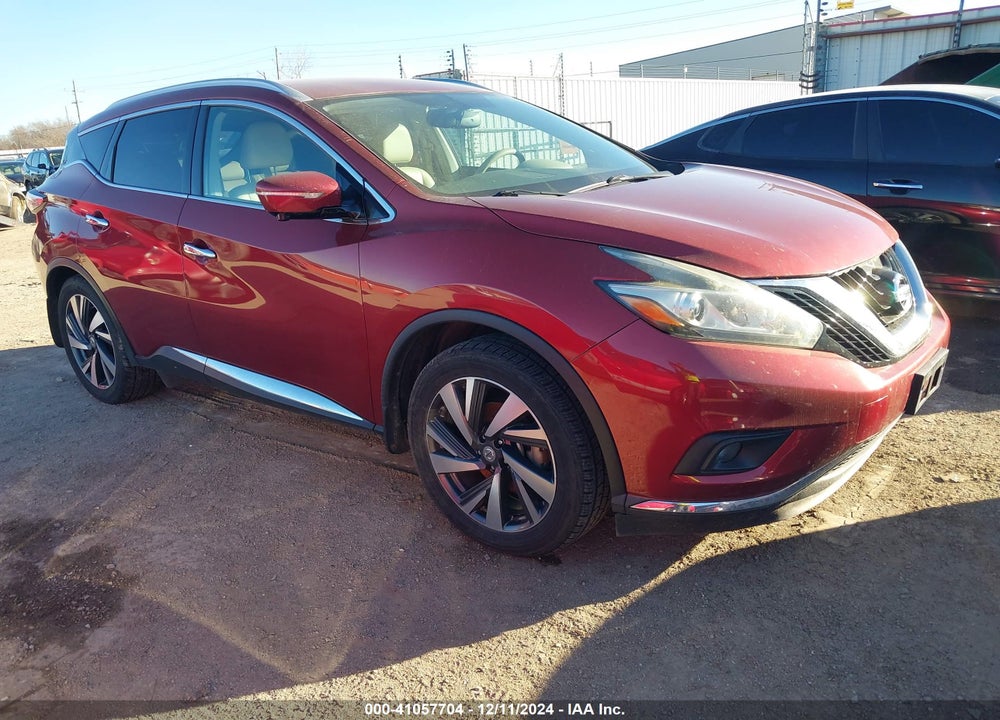 2015 NISSAN MURANO PLATINUM VIN: 5N1AZ2MH3FN279439