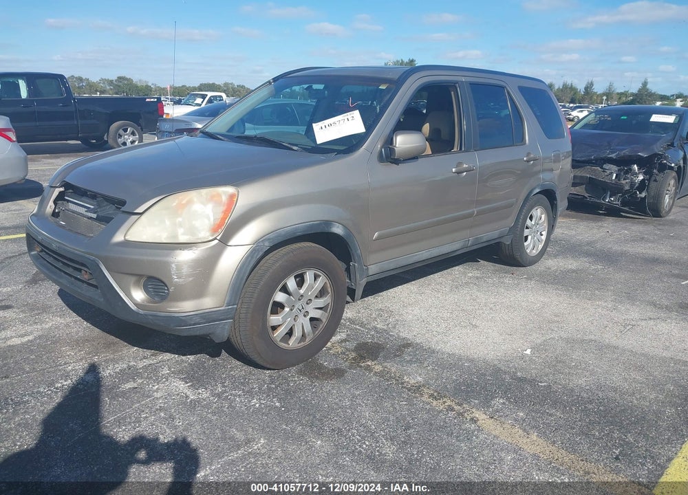2005 HONDA CR-V SE VIN: SHSRD78975U339072