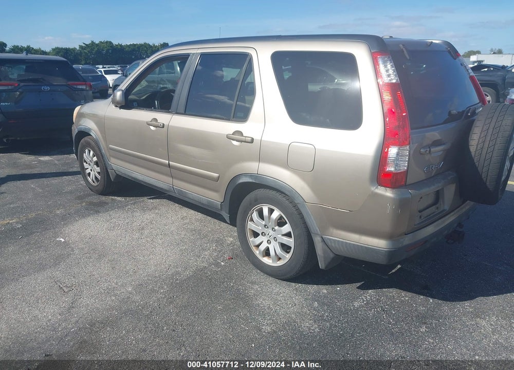 2005 HONDA CR-V SE VIN: SHSRD78975U339072