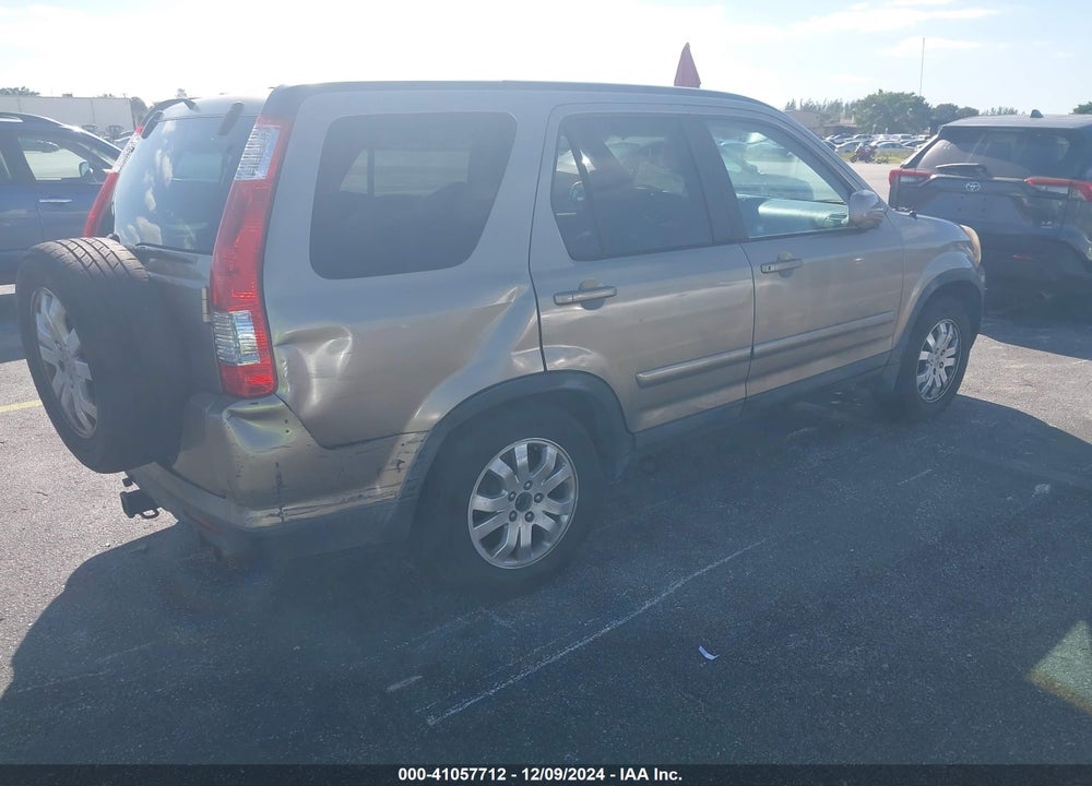 2005 HONDA CR-V SE VIN: SHSRD78975U339072