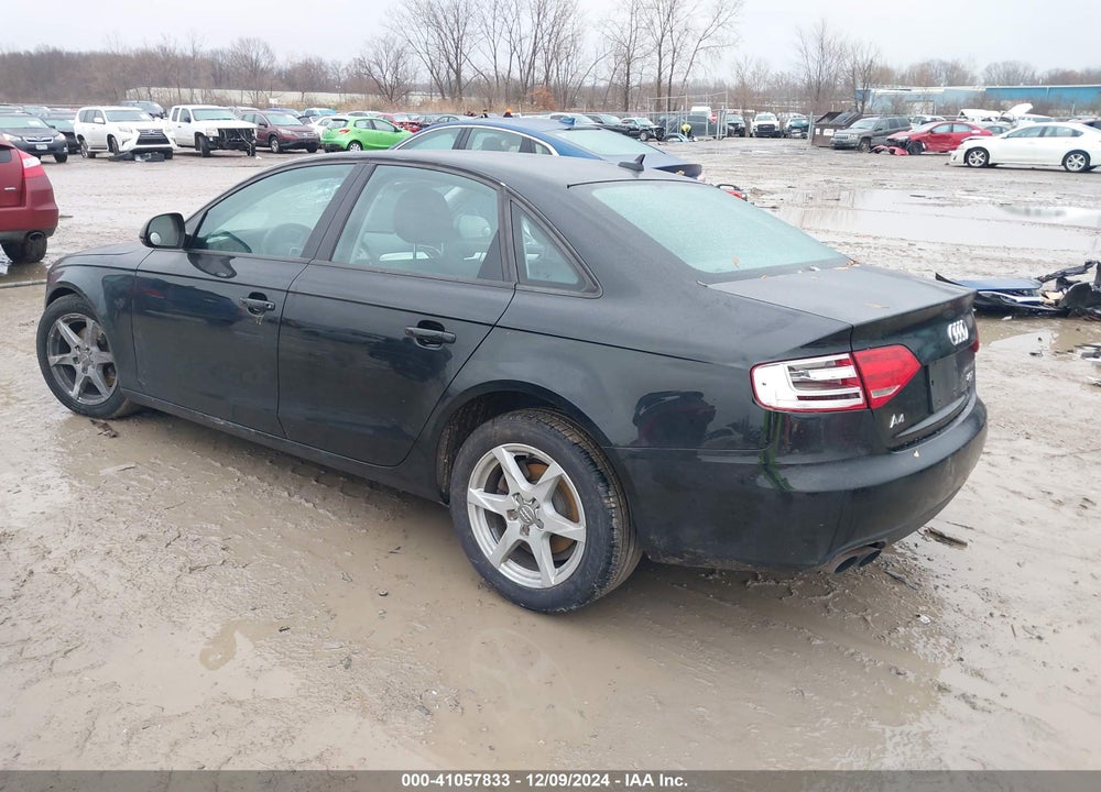 2009 AUDI A4 2.0T PREMIUM VIN: WAULF78KX9N026676