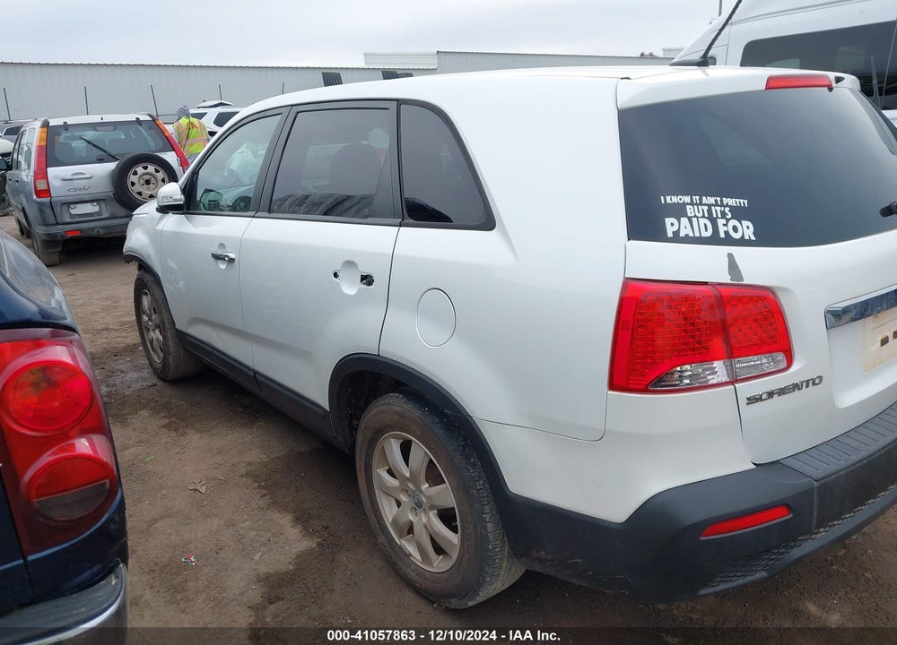 2012 KIA SORENTO LX VIN: 5XYKT3A15CG262331