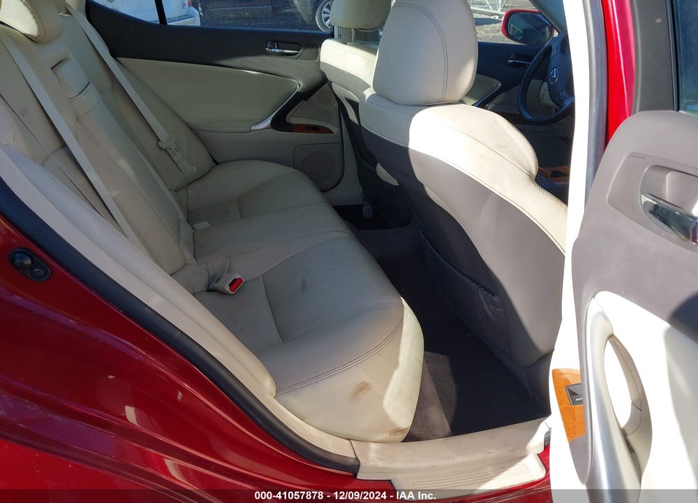 2009 LEXUS IS 250 VIN: JTHCK262695030727