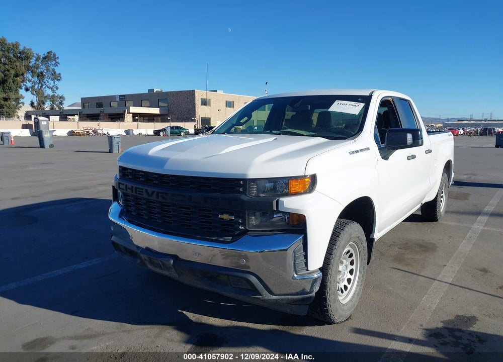 2021 CHEVROLET SILVERADO 1500 4WD STANDARD BED WT VIN: 1GCRYAEF7MZ201902