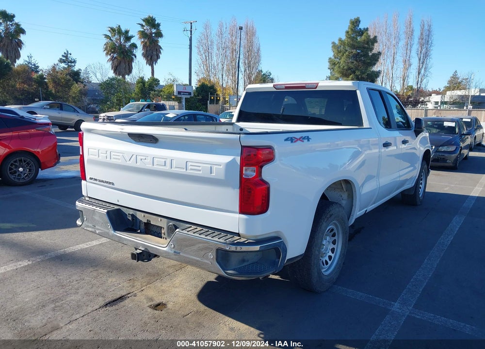 2021 CHEVROLET SILVERADO 1500 4WD STANDARD BED WT VIN: 1GCRYAEF7MZ201902
