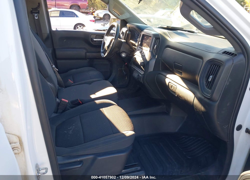 2021 CHEVROLET SILVERADO 1500 4WD STANDARD BED WT VIN: 1GCRYAEF7MZ201902