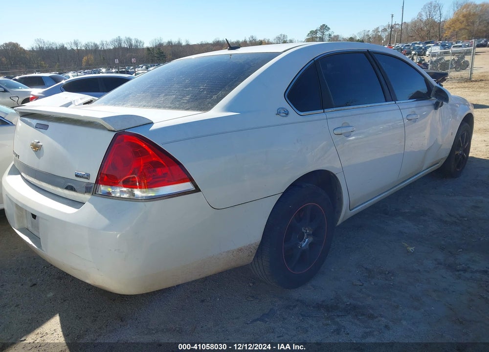 2008 CHEVROLET IMPALA LT VIN: 2G1WT58K789137970