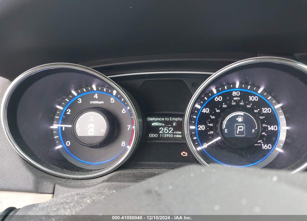 2014 HYUNDAI SONATA GLS VIN: 5NPEB4AC2EH825435