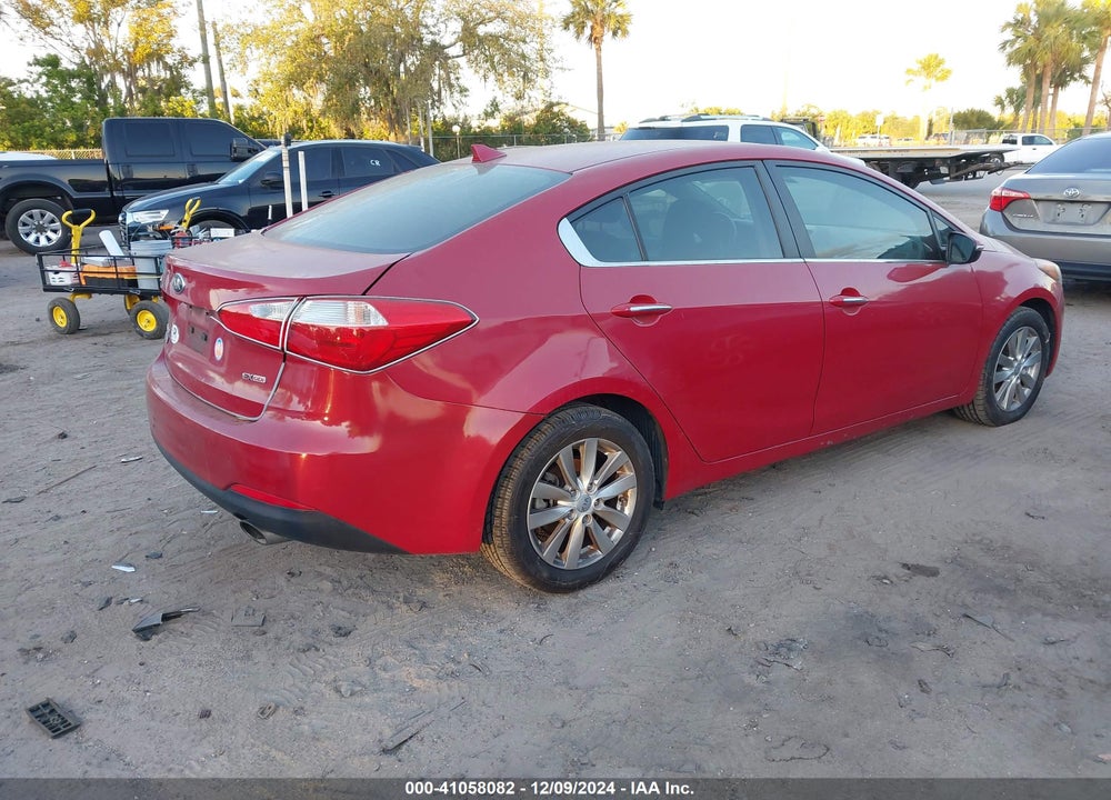2014 KIA FORTE EX VIN: KNAFX4A80E5216861