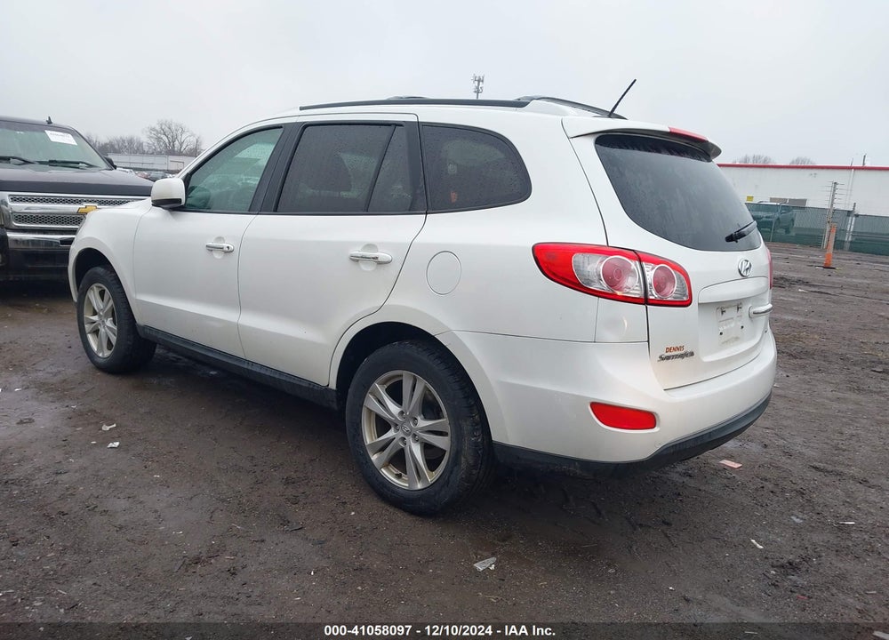 2012 HYUNDAI SANTA FE LIMITED VIN: 5XYZK3AB9CG113074